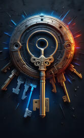 a circular object with a circular object on it