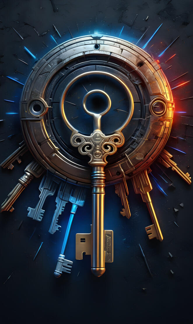 a circular object with a circular object on it