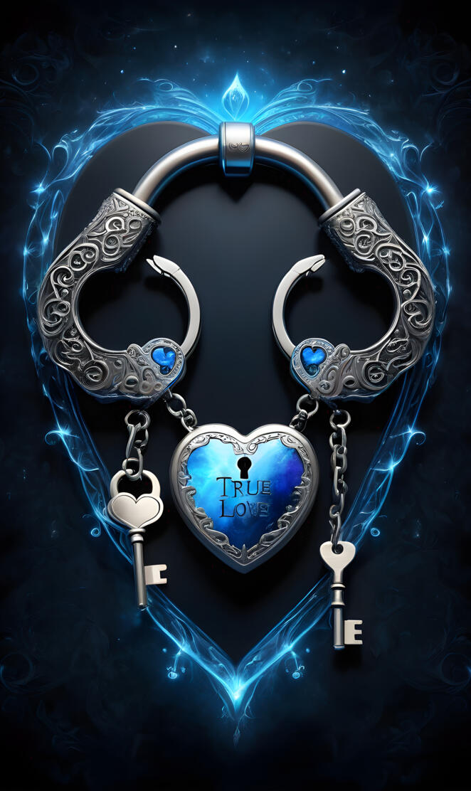 a blue and gold necklace