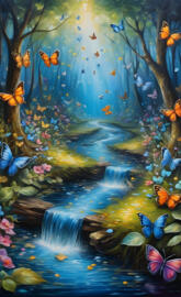 Rainbow Butterfly Stream