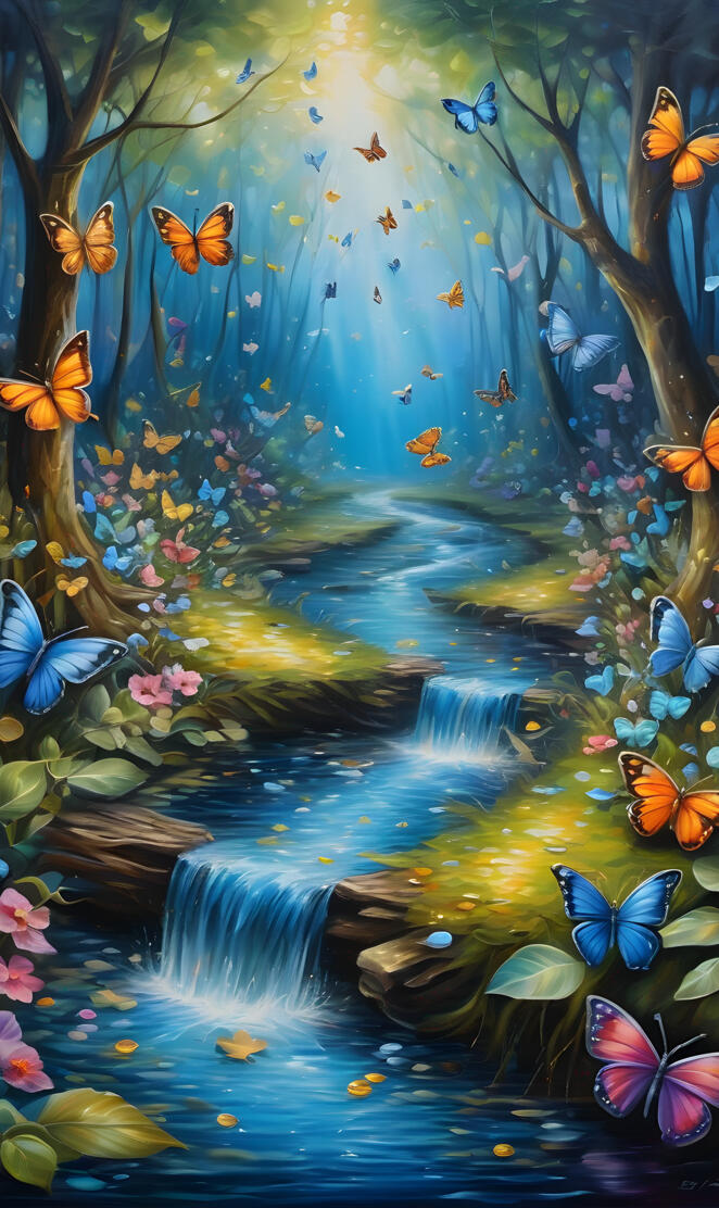 Rainbow Butterfly Stream