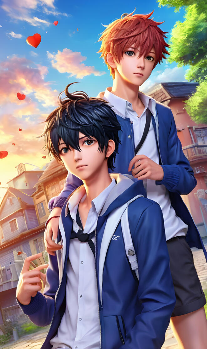 Kei Toume et al. posing for the camera