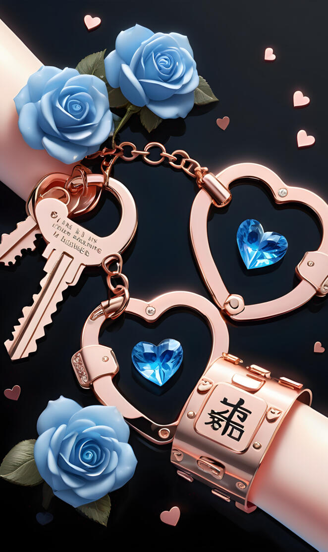 a bouquet of blue roses