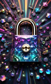 a room with a ceiling of lights