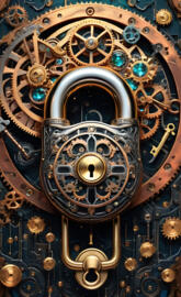 a clock with a weather vane