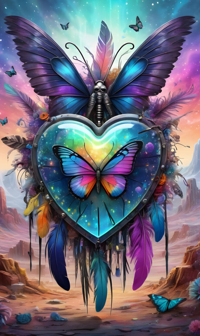 a colorful art piece