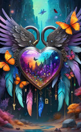 a fish tank with fish and plants