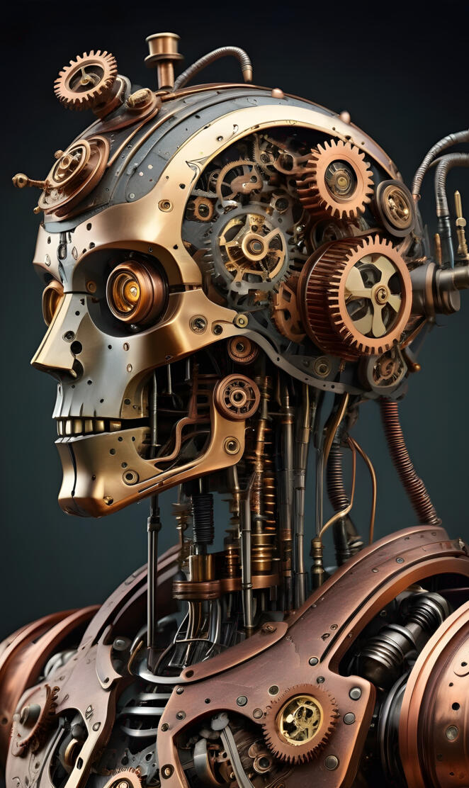 Steampunk robot