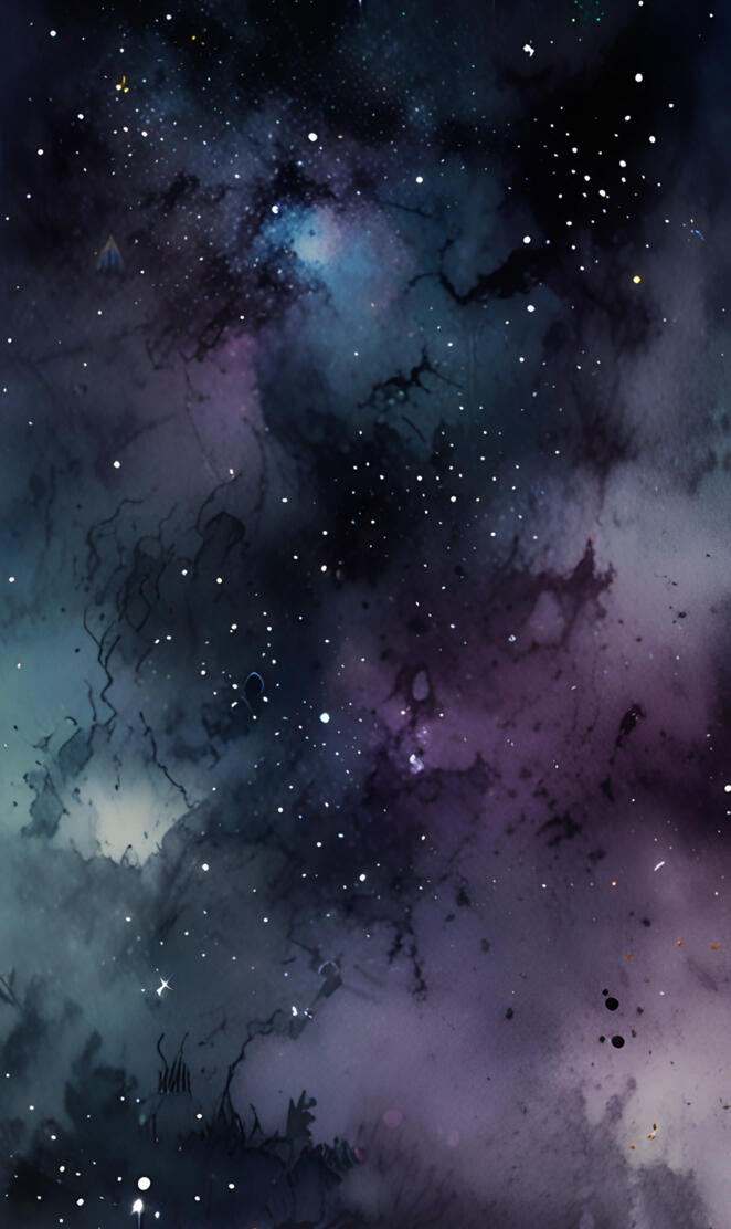 a vibrant galaxy filled with swirling colors and scattered stars