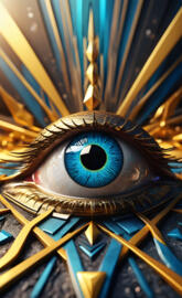 3D The all seeing eye