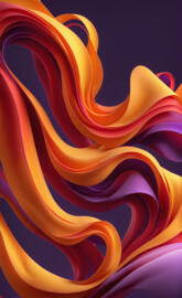 Fiery RIbbons in Motion