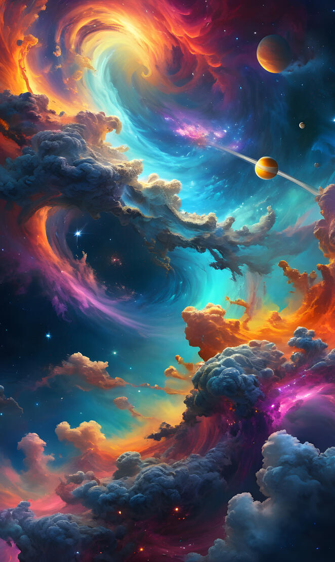 space clouds