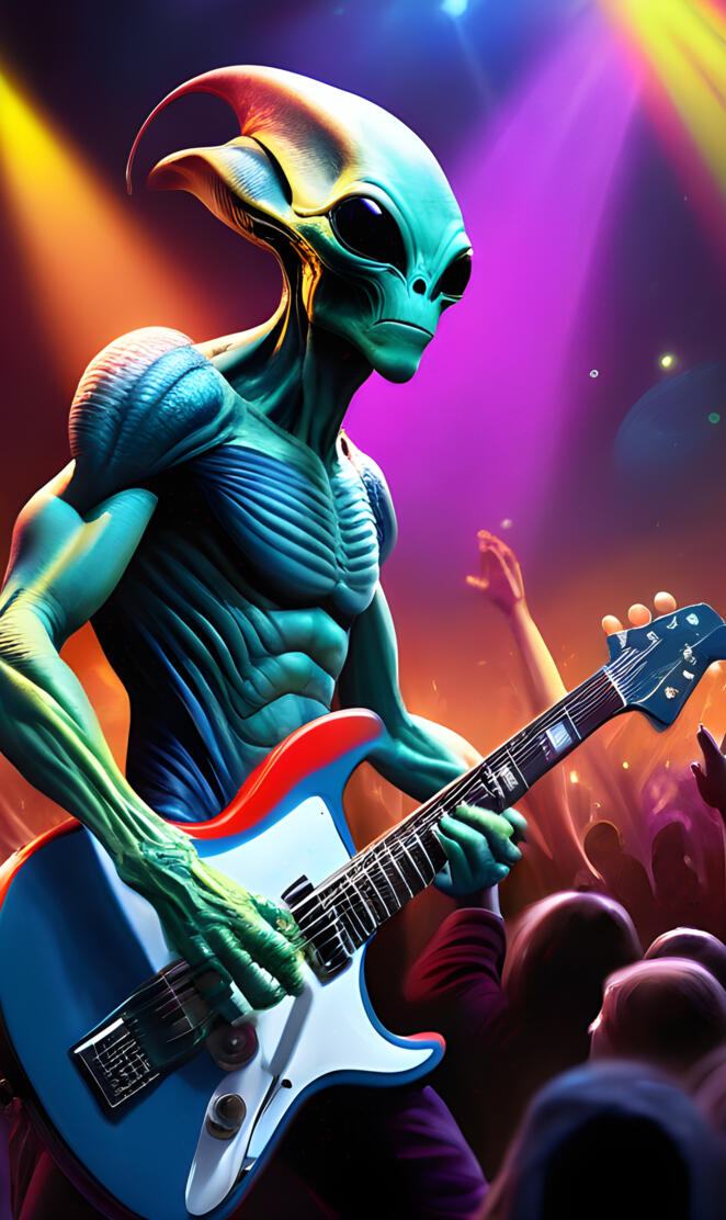 ALIEN ROCK STAR