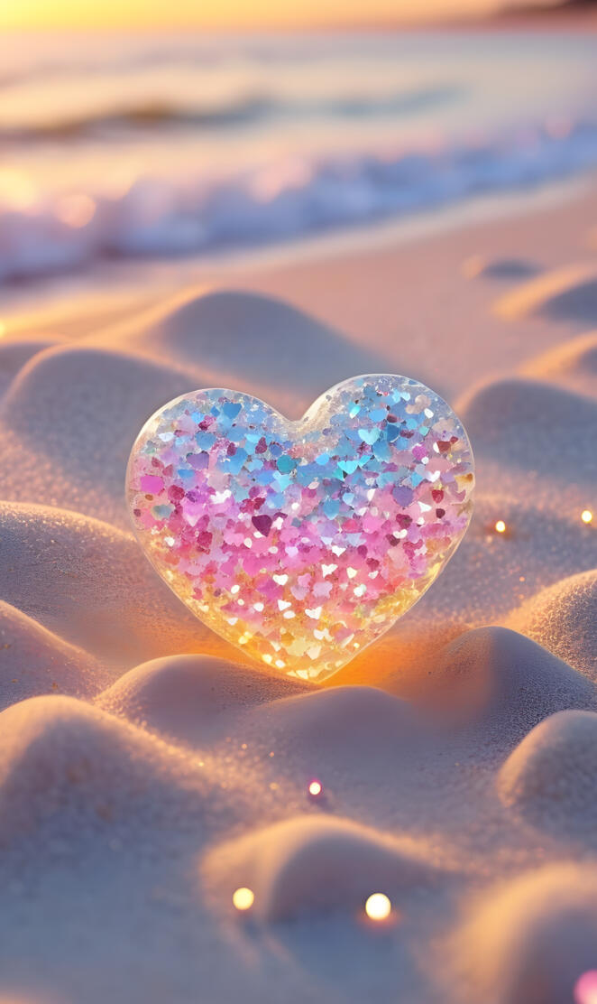 beach heart