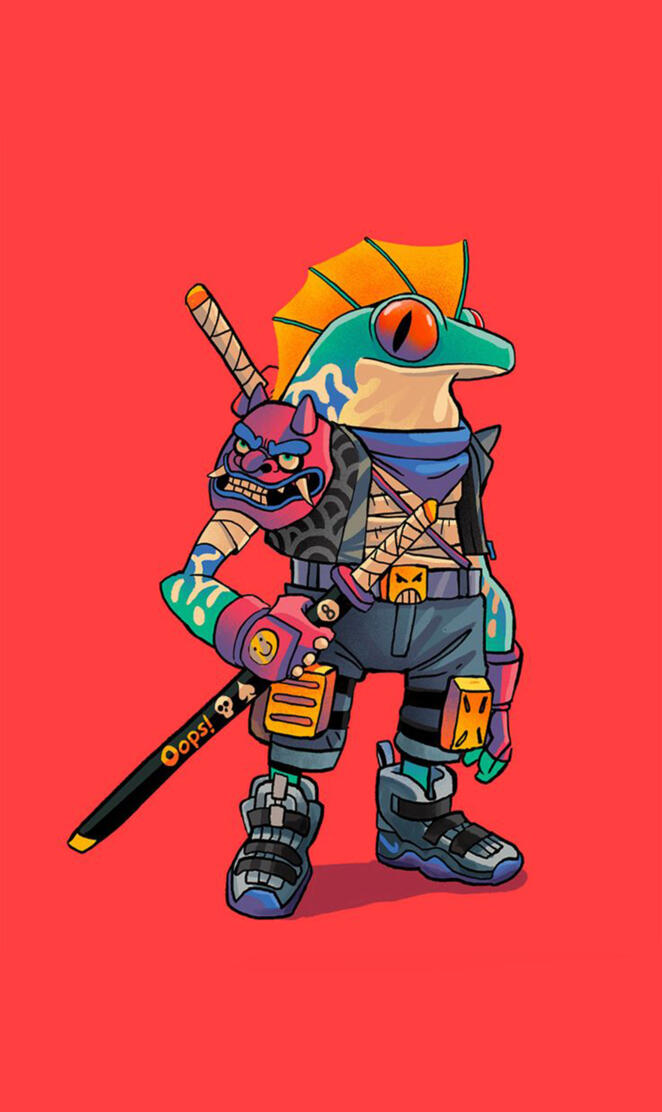 Cool Heroic Character