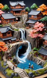 diorama of Naruto