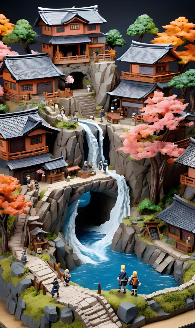 diorama of Naruto