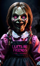 nightmarish girl wants to be friends