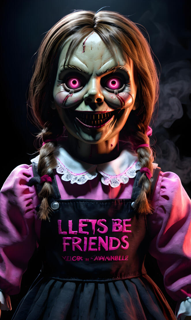 nightmarish girl wants to be friends