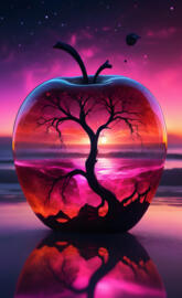 a glass of red liquid