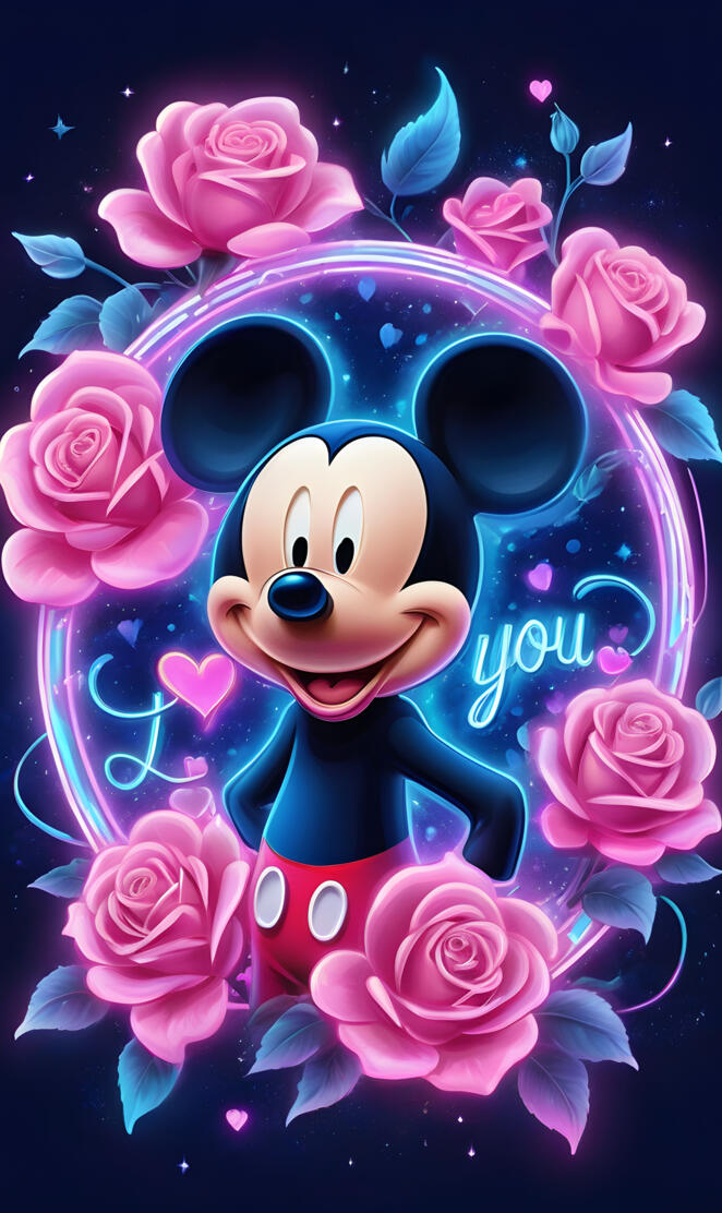 Mickey loves you
