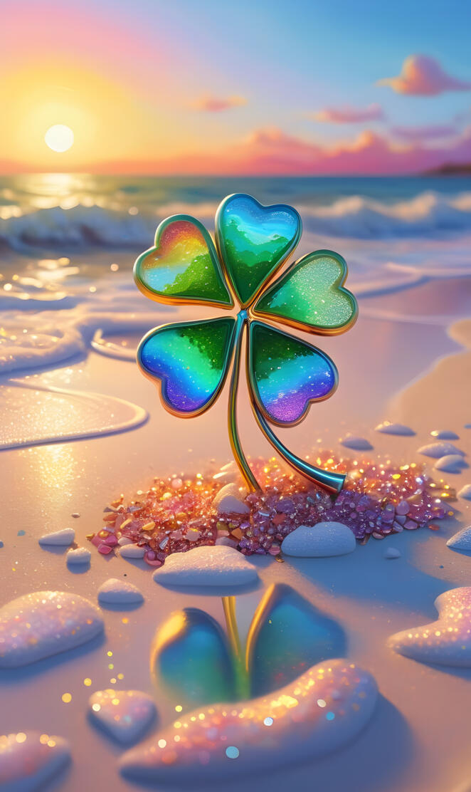 a plant growing out of the water