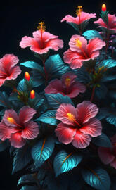 hibiscus blossoms