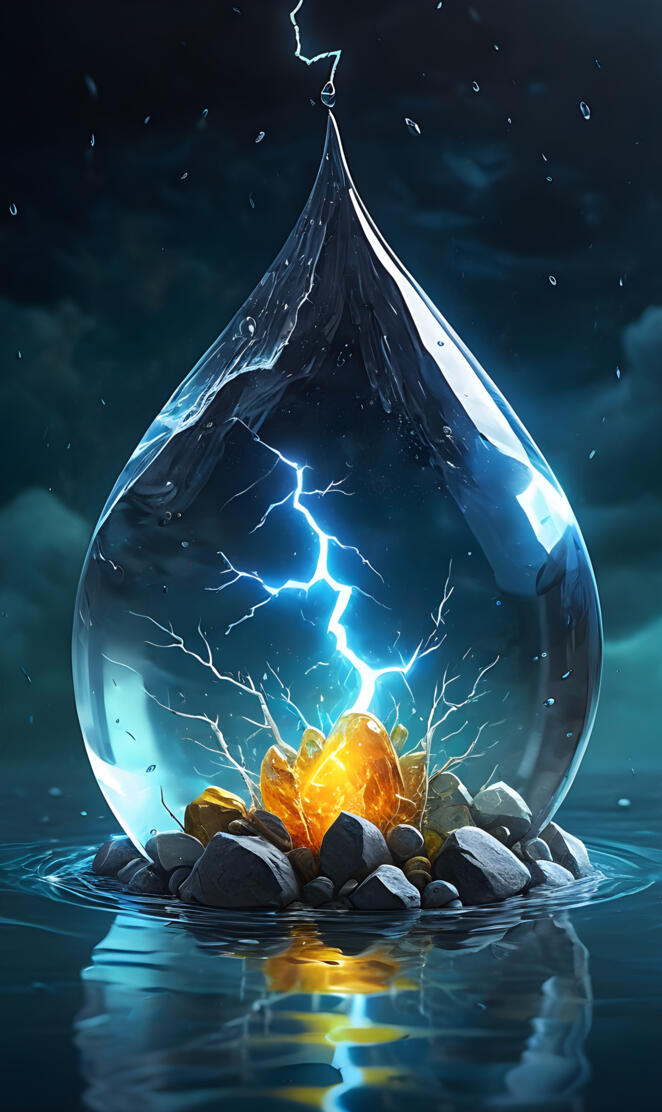 a fire in a glass bowl