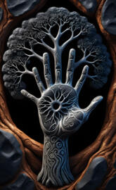 life of Tree in one hand