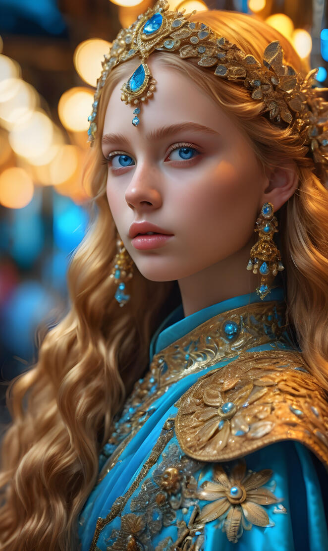 a person with a crown