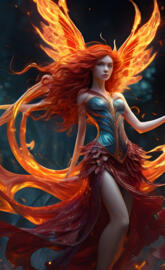 a person with long hair