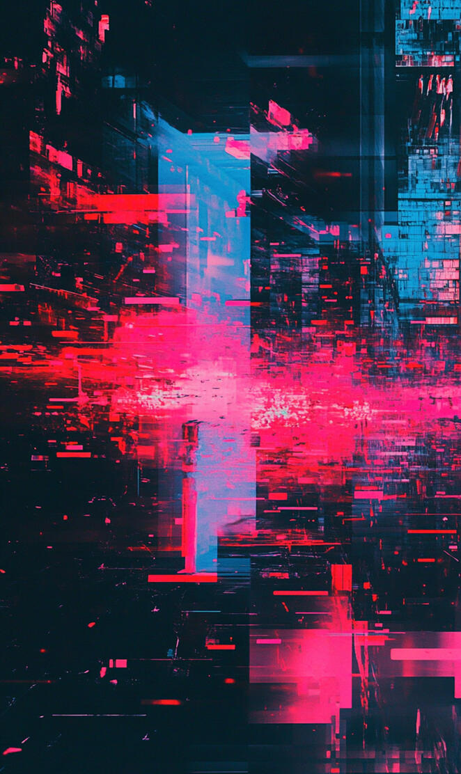 Glitched Screen Wallpaper - V2
