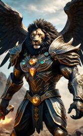 Lion worrior