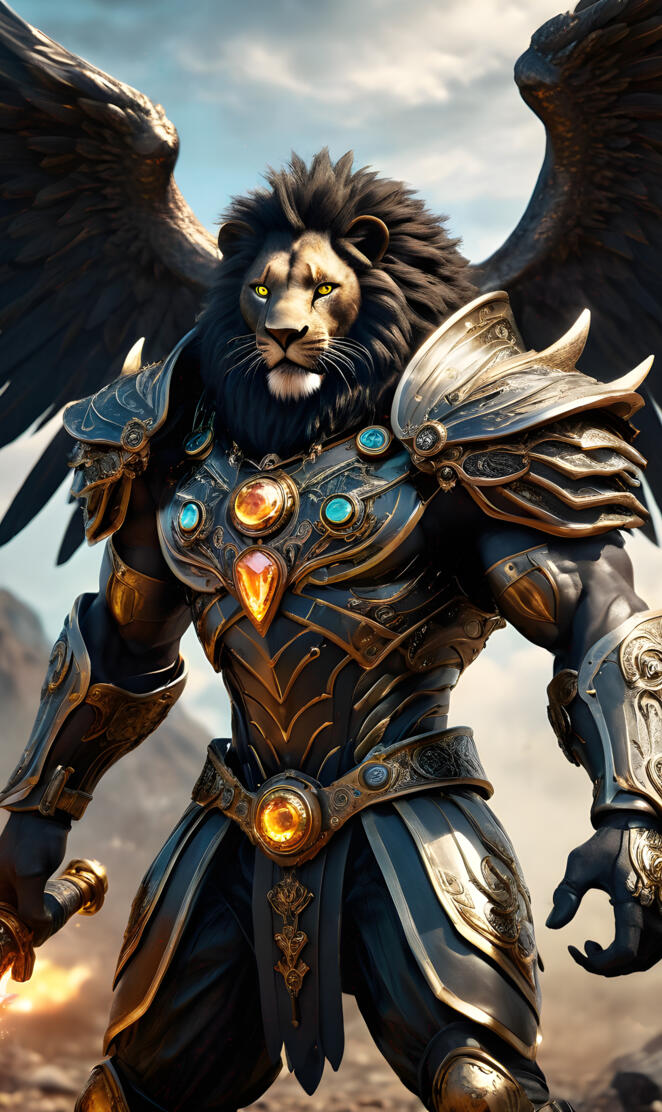 Lion worrior