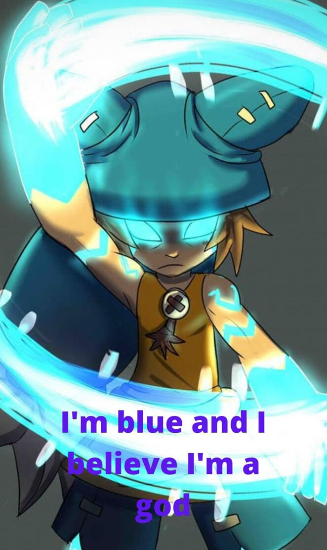 Wakfu blue god