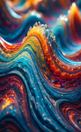 colorful waves