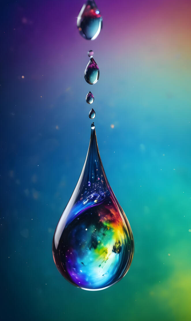 colorful drop