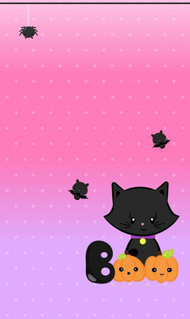 Cat pink black