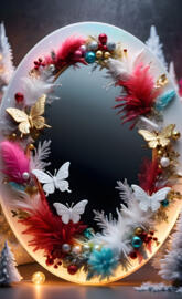 a close-up of a decorated cake