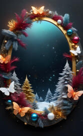 a christmas tree with decorations