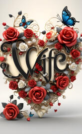 a necklace with roses