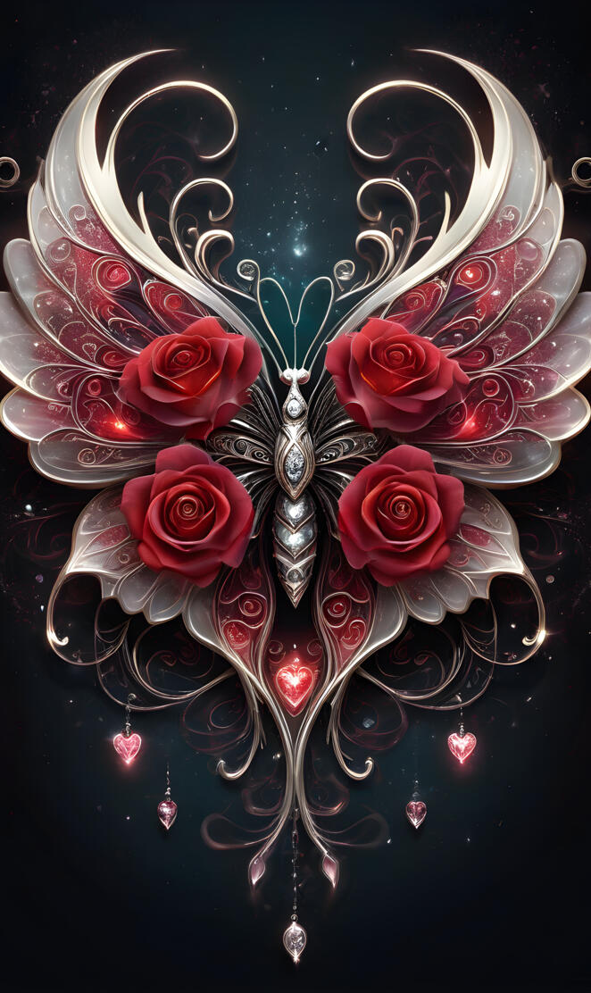 Butterflies 🦋 Hearts ❤️ Flowers 💐