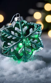 a green and gold ring