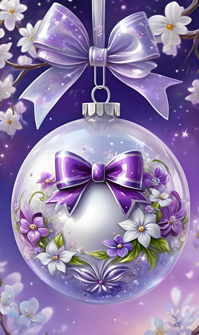 a blue and white cake with a ribbon and a bow