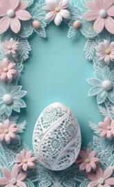 Lace Easter Egg
