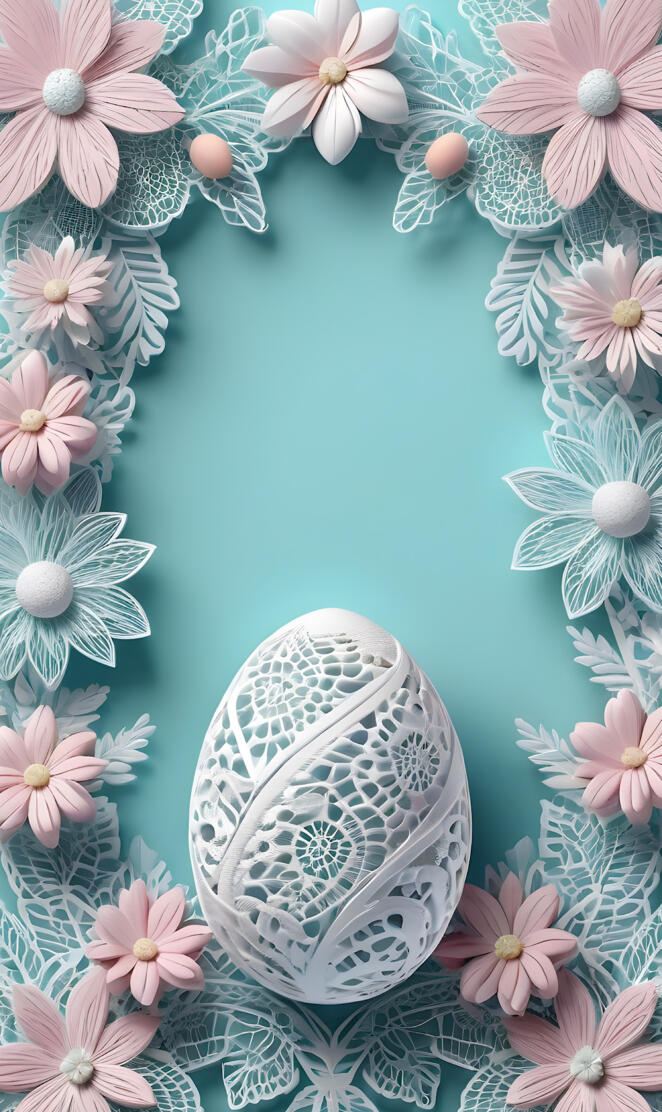 Lace Easter Egg