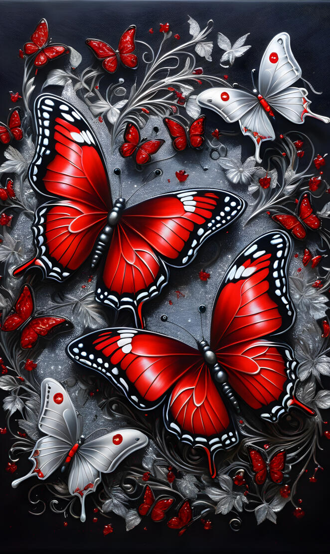 Resting Butterflies