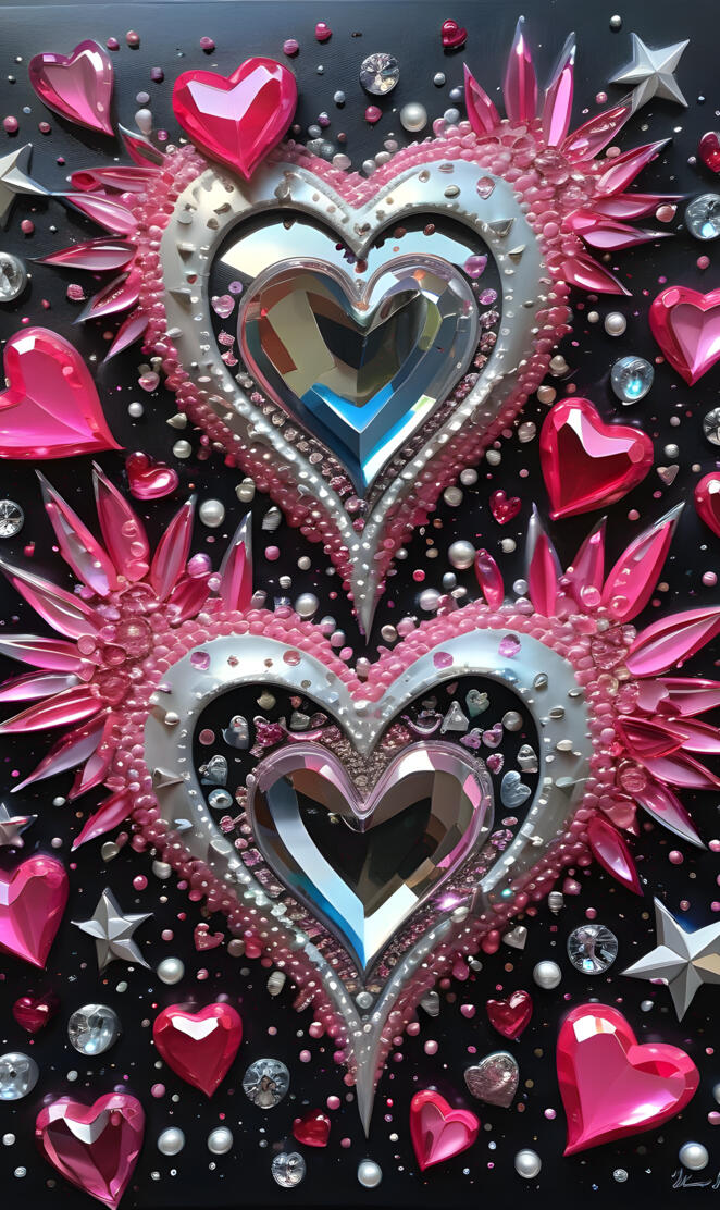 a pink and white floral background