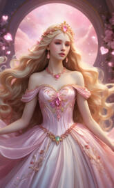 full moon angel, loving and caring, rainbow wings, mermaid gown