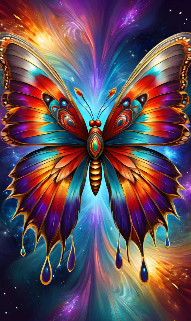 Psychedelic "Relic"  Butterfly 🤭